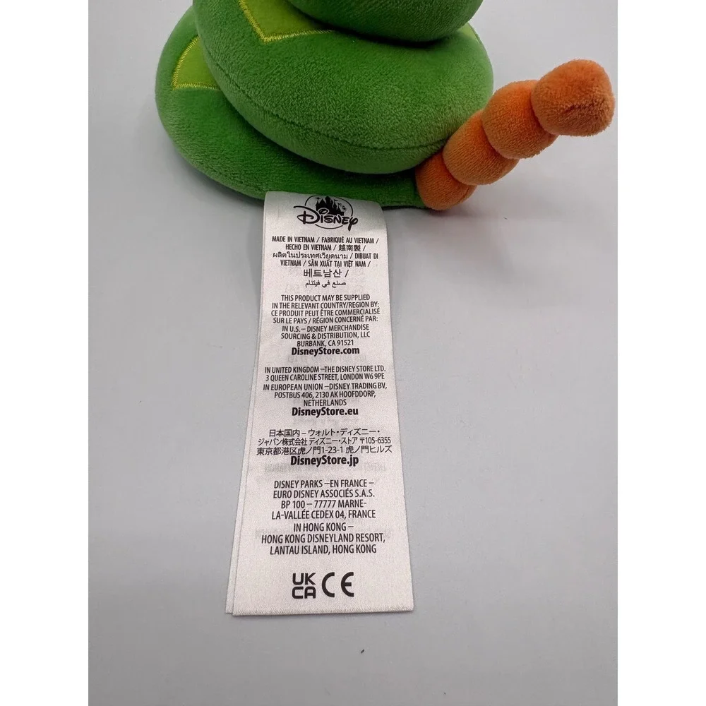 Disney Parks Toy Story Rattlesnake Plush Green Coiled Snake Toy 7 Inch
